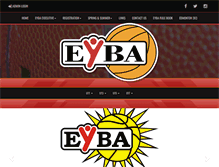 Tablet Screenshot of edmontonyouthbasketball.com